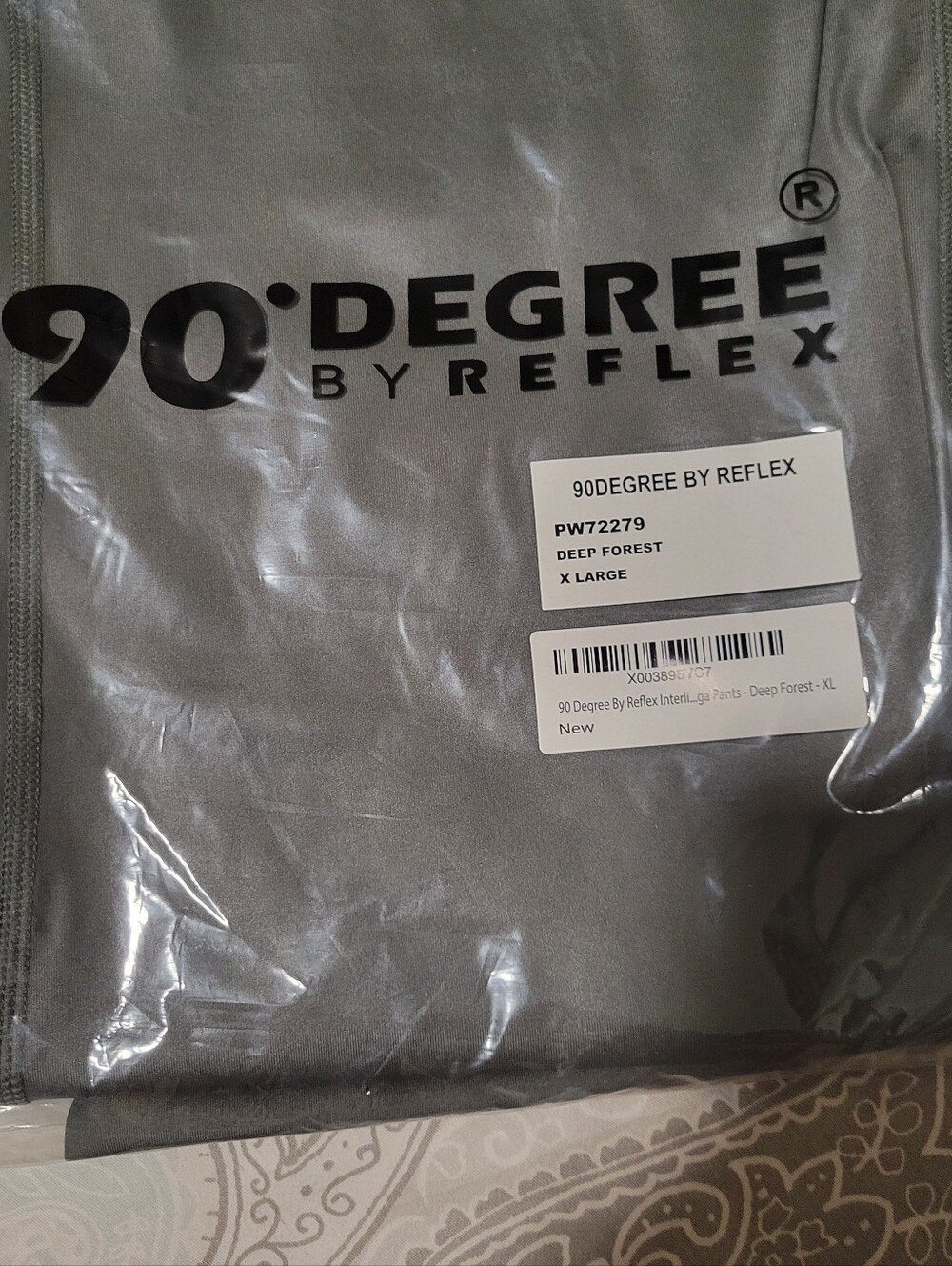 90 Degree By Reflex Black Activewear Leggings